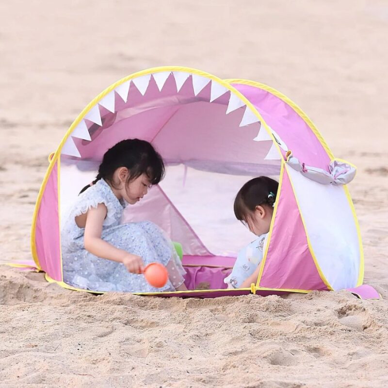 Carpa Con Piscina De Playa Rosa Úpale - Imagen 3