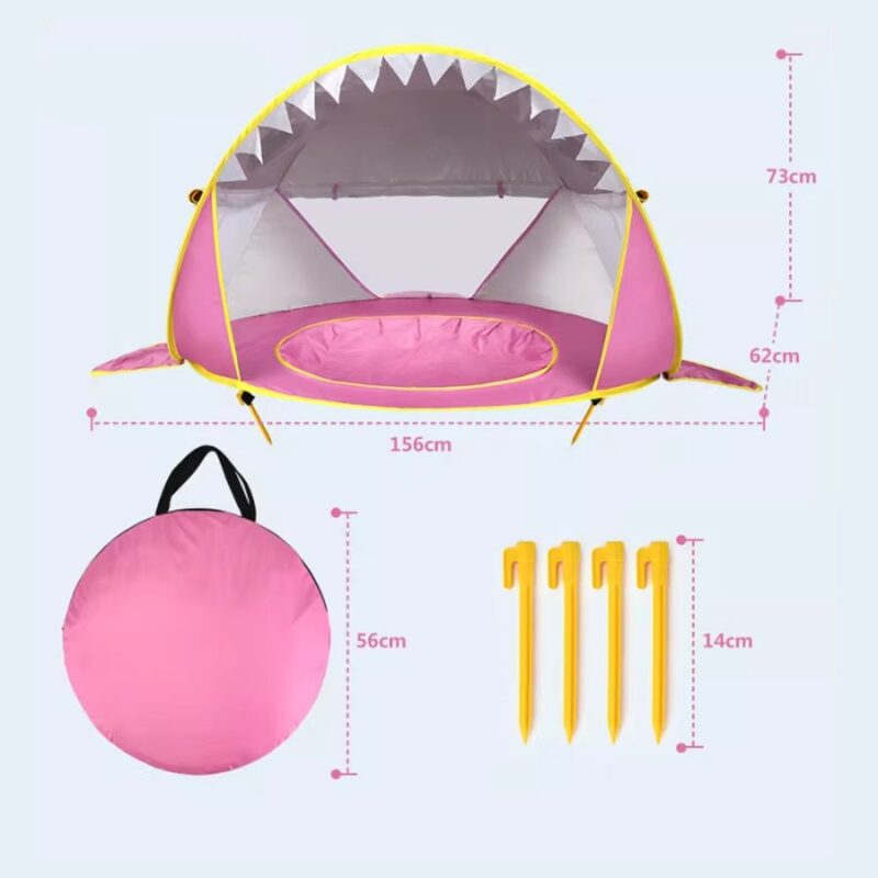 Carpa Con Piscina De Playa Rosa Úpale - Imagen 2