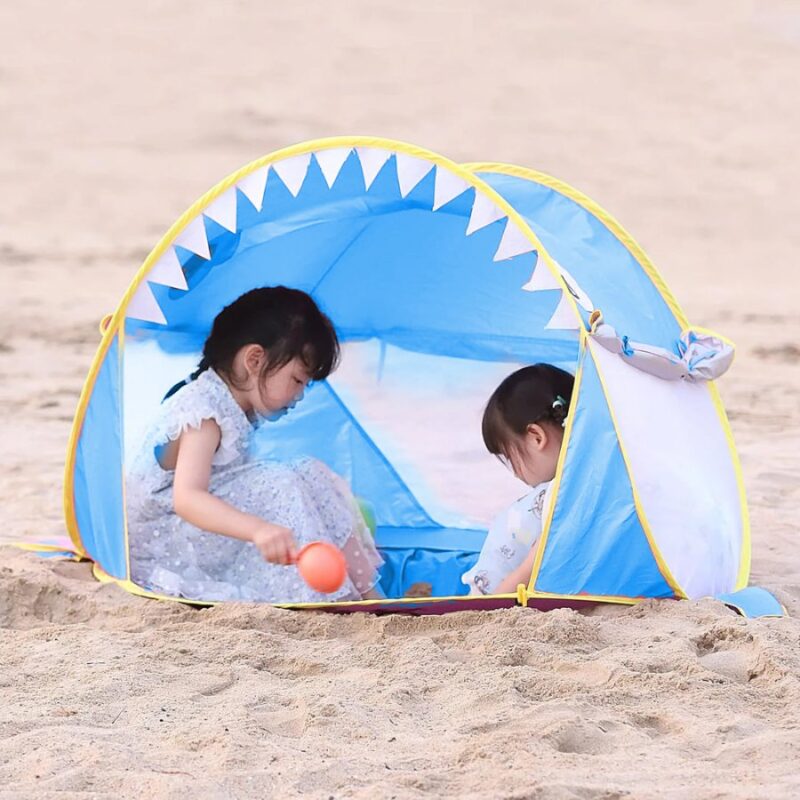 Carpa Con Piscina De Playa Celeste Úpale - Imagen 3