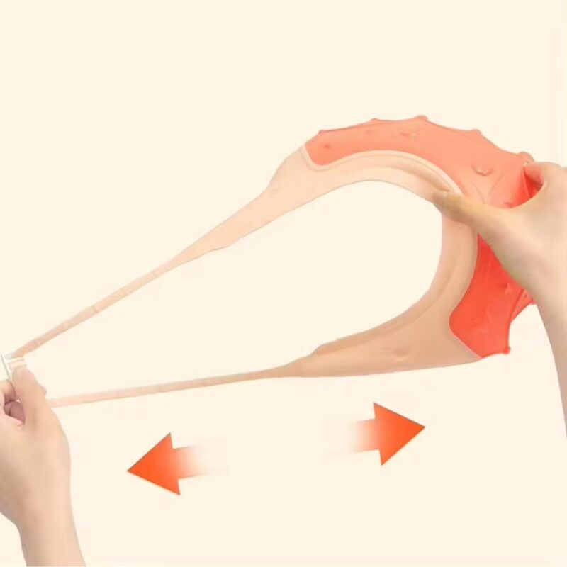 Gorro De Baño Para Bebés Úpale Rosa - Imagen 5