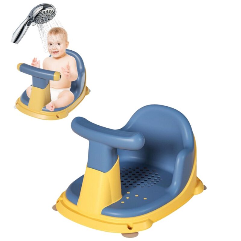Asiento De Ducha Para Bebé Azul Úpale