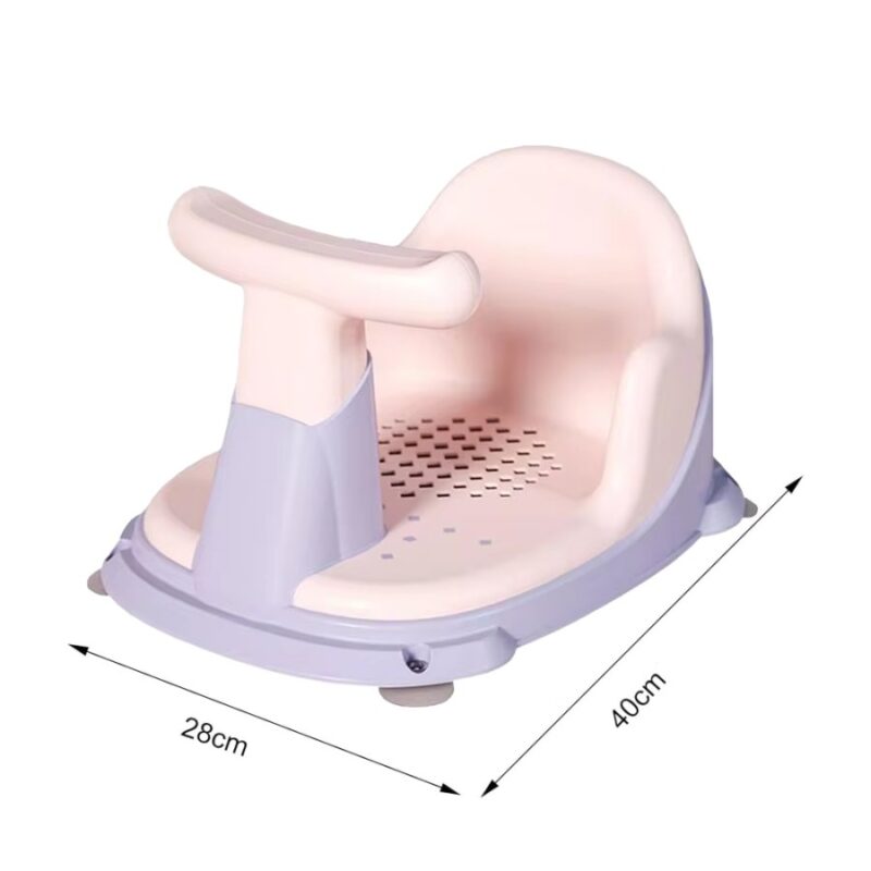 Asiento De Ducha Para Bebé Rosado Úpale - Imagen 2
