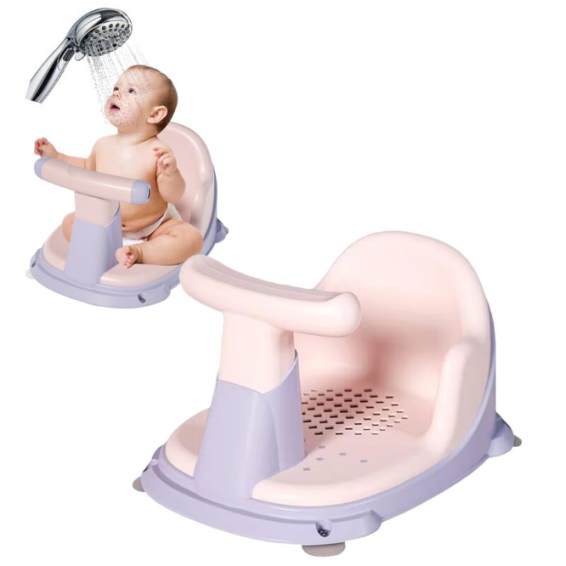 Asiento De Ducha Para Bebé Rosado Úpale