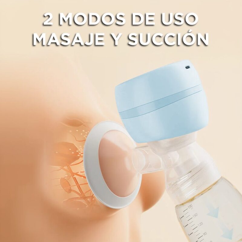 Extractor De Leche Eléctrico Mom Azul Úpale - Imagen 5