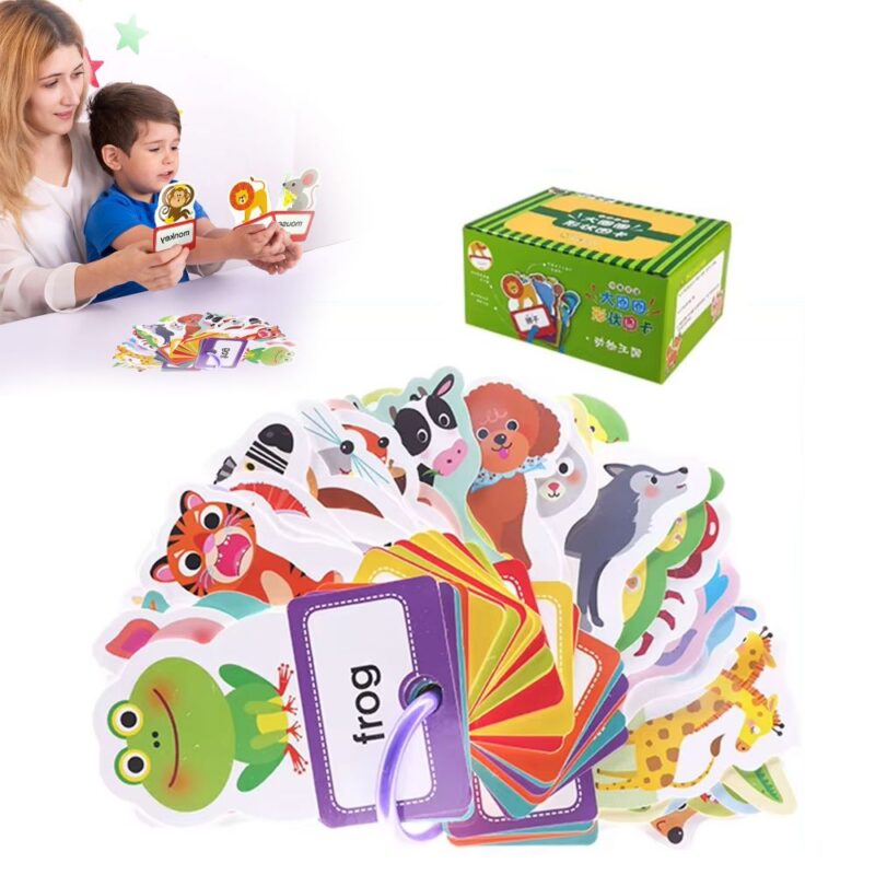 Tarjetas Didácticas (Flashcards) para niños Animales Úpale