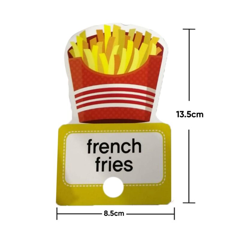 Tarjetas Didácticas (Flashcards) para niños Comida Úpale - Imagen 2