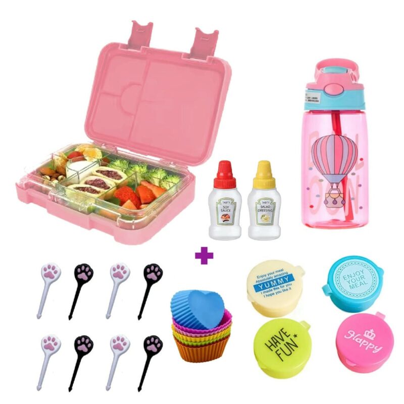 Combo Lonchera para niños 17 accesorios