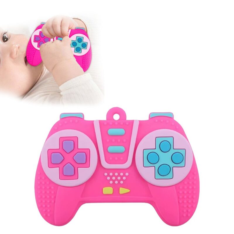 Masticador de silicón para bebés Palanca De Play Rosa Lila Úpale