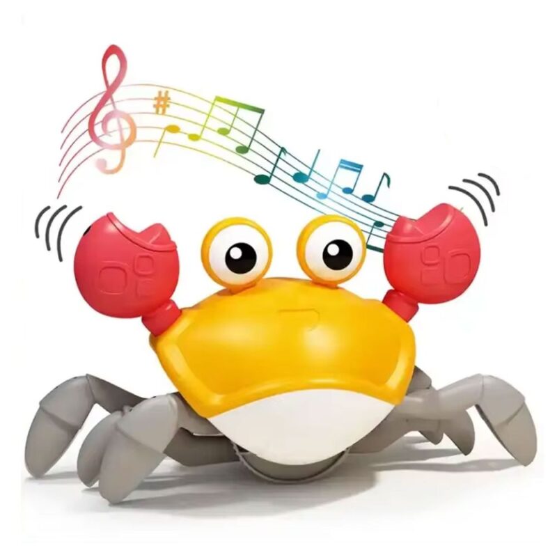 Juguete  para bebés Cangrejo Musical Amarillo