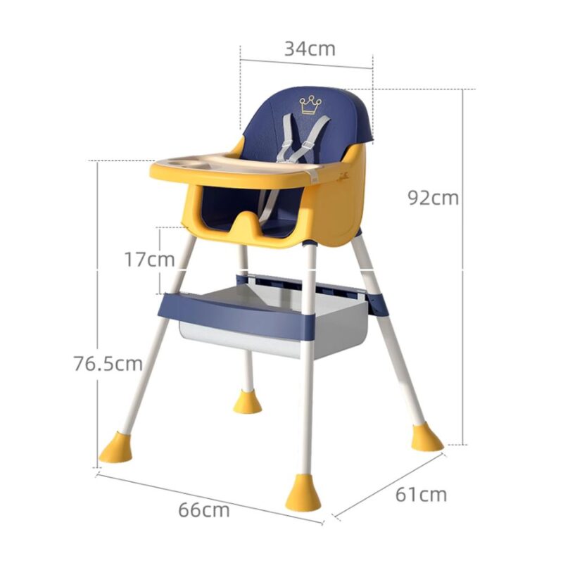 Silla De Comer para bebés Azúl Cora Úpale - Imagen 2