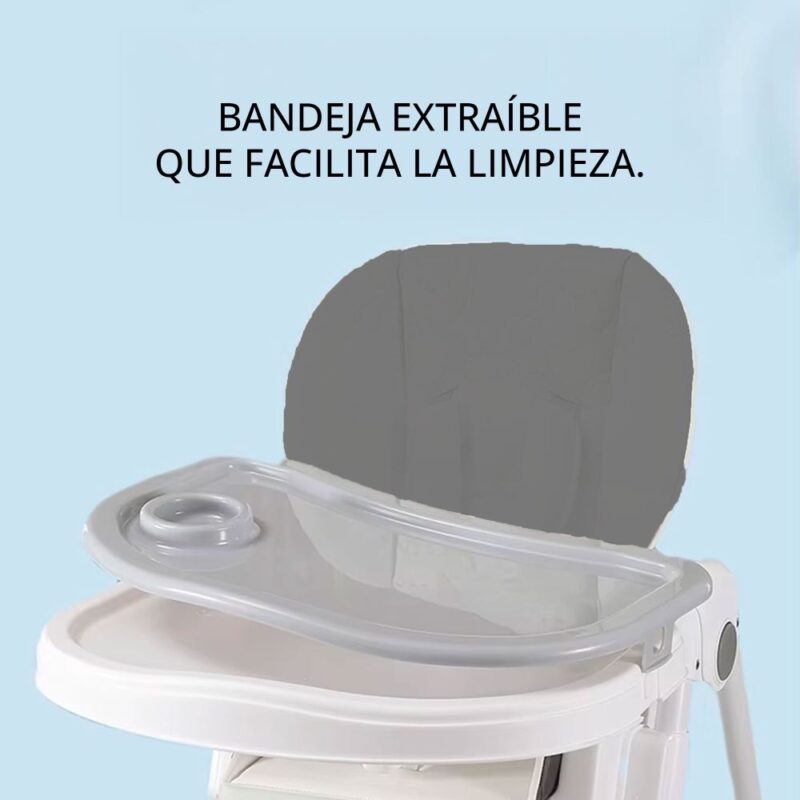Silla De Comer para bebés Leia Gris Úpale - Imagen 3