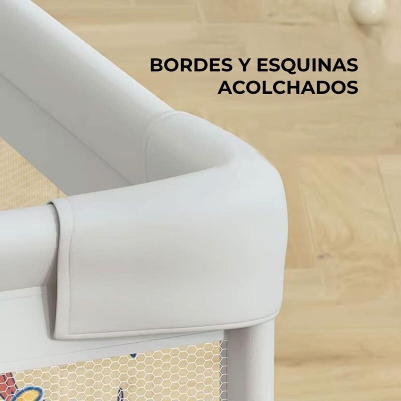 CORRAL PARA BEBÉ FUNKIDS  DINOSAURIO VERDE CON PELOTAS  120X160 CM  ÚPALE - Imagen 5