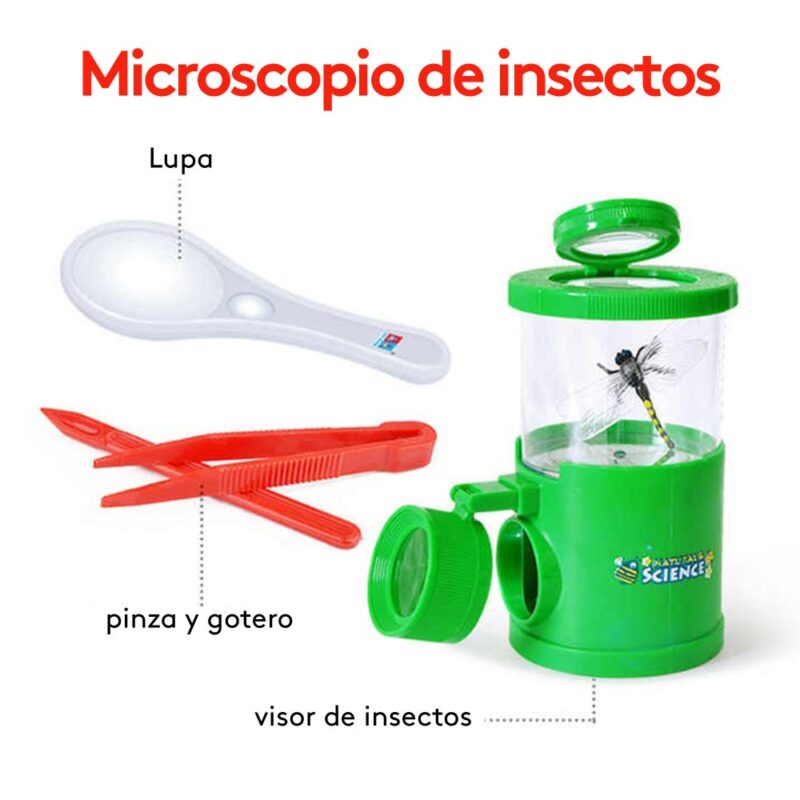 Microscopio De Insectos Para Niños Úpale - Imagen 3