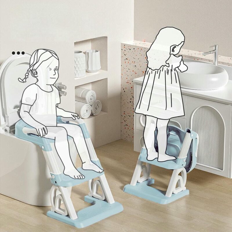 Escalera De Baño para Bebés Lisa Celeste Úpale - Imagen 5