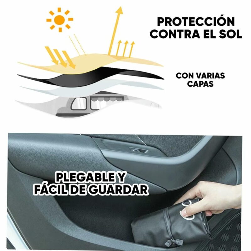 Cortina De Carro para Ventanas Mini Lobos x 1 unidad Úpale - Imagen 2