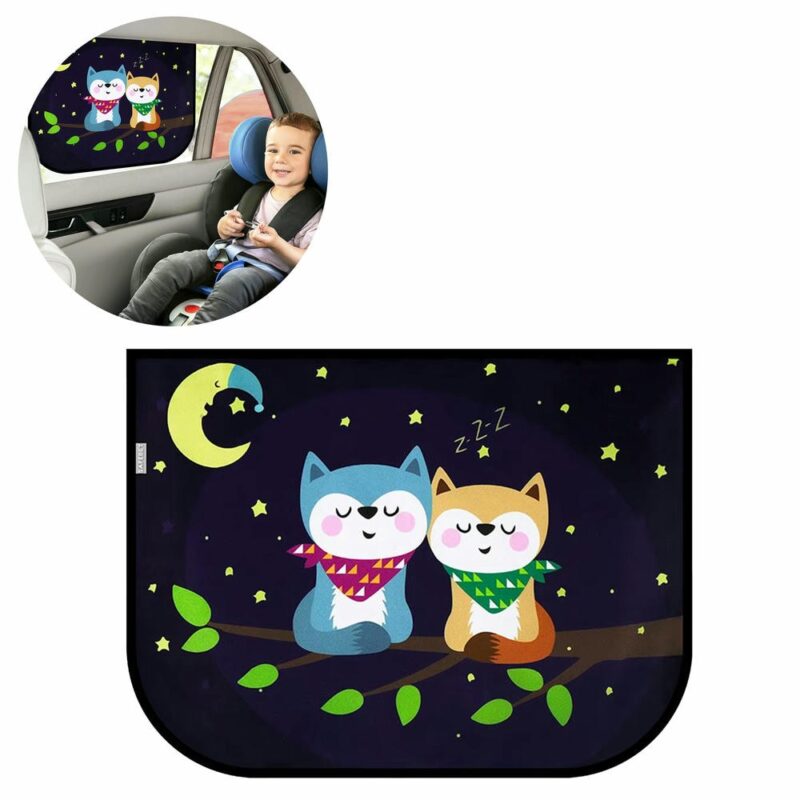 Cortina De Carro para Ventanas Mini Lobos x 1 unidad Úpale