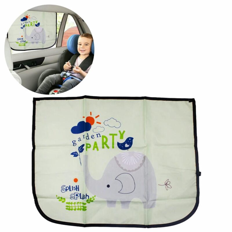 Cortina De Carro para Ventanas Elefante  x 1 unidad Úpale