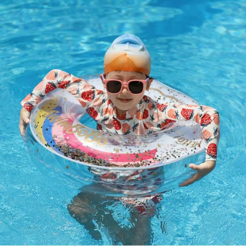 Flotador Inflable de Plástico para niños Arcoíris Úpale - Imagen 2