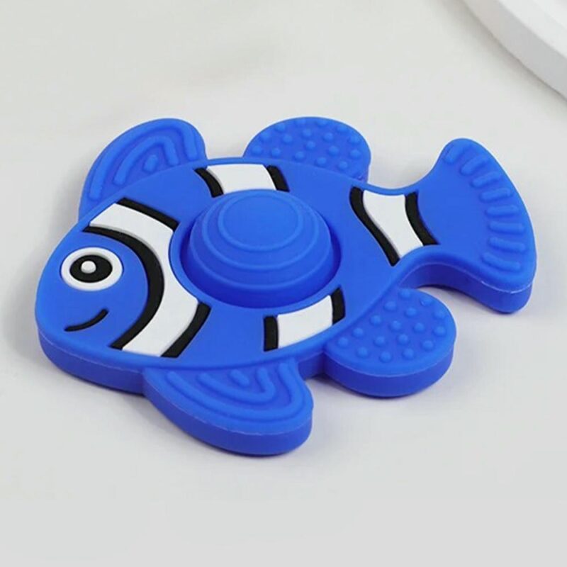 Masticador para bebés Pez Azul Oscuro Úpale - Imagen 5