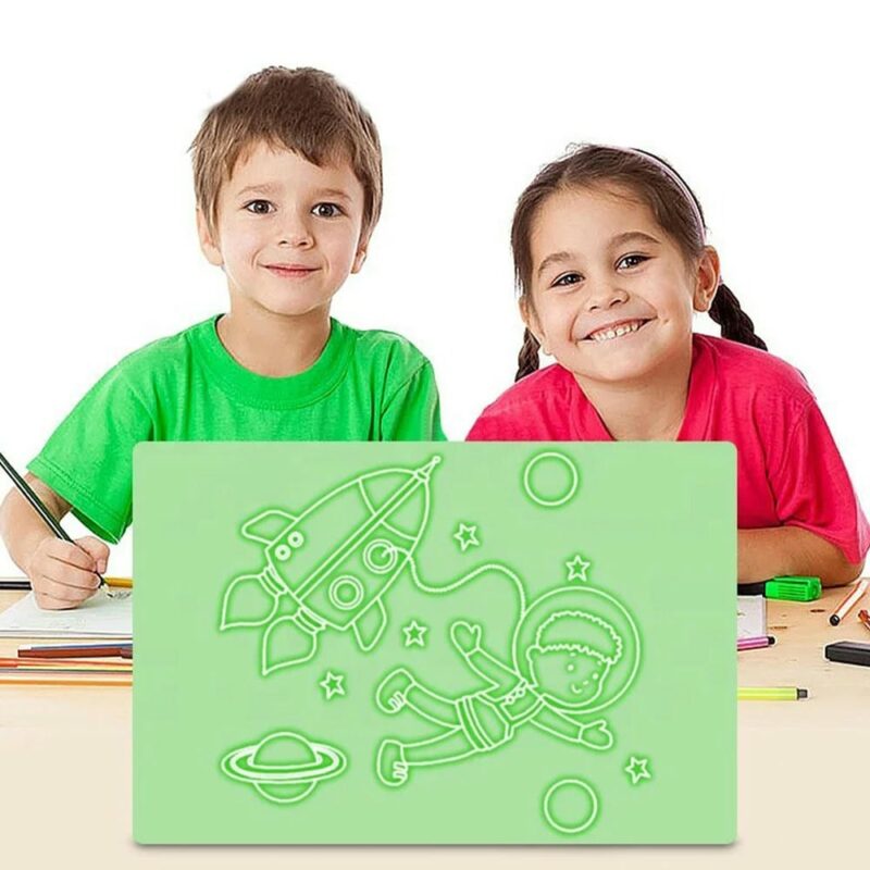 Tablet LCD Fluorescente Para Niños 15x21 Cm Úpale - Imagen 3