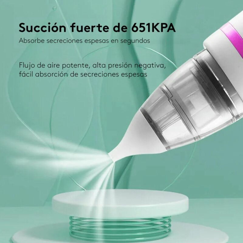 Aspirador Nasal Eléctrico Para Niños Morado Úpale - Imagen 6